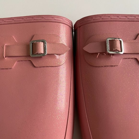 Hunter Kids Blush Pink Boots - Picture 5 of 10